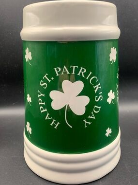 Pre Owned St Patrick's Day Super Sized Mug With Handle Holiday Fun TB Toy